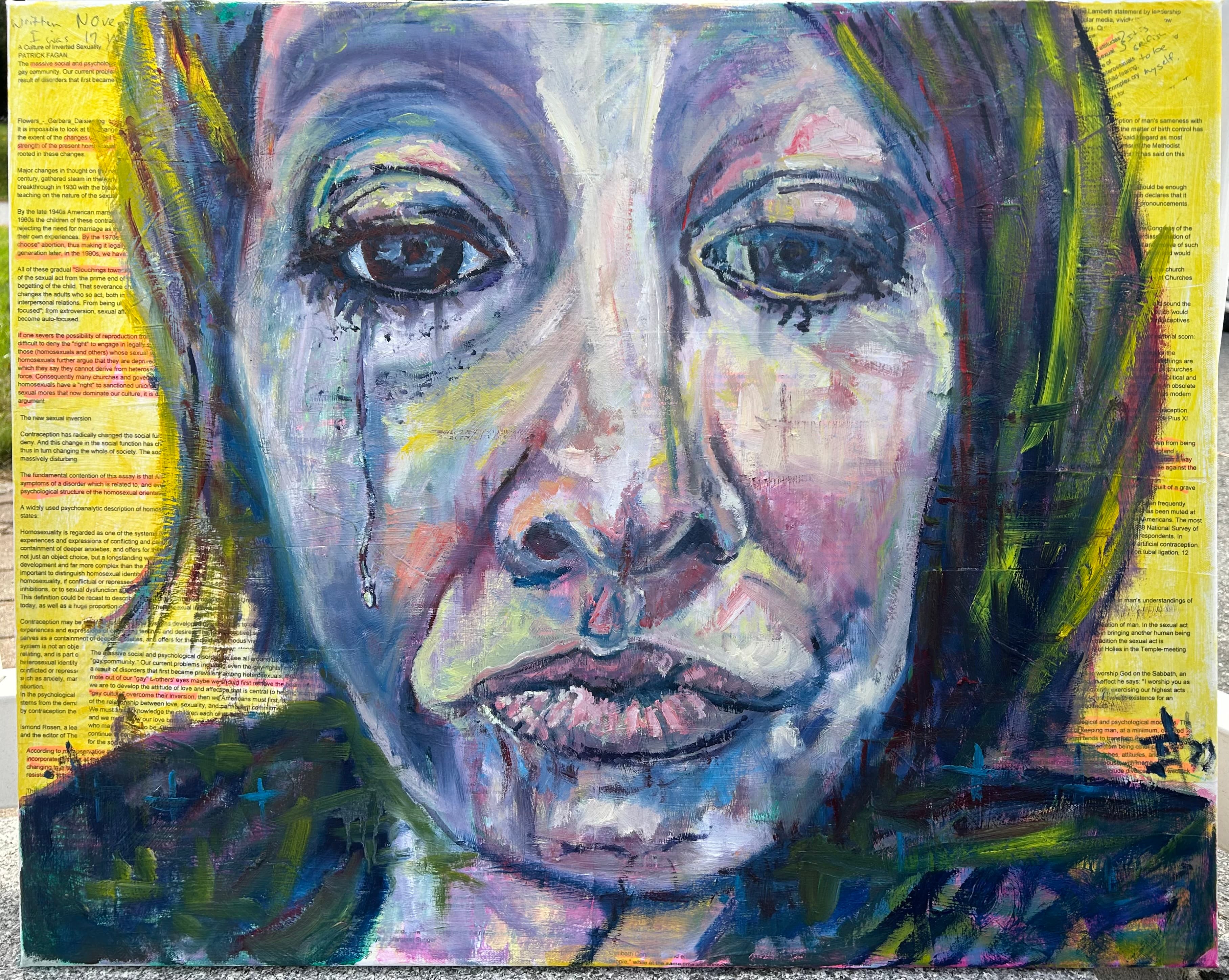 I tried to be straight. I couldn’t hold it in any more.